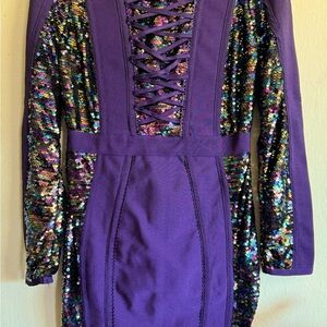 Beautiful purple dress size L